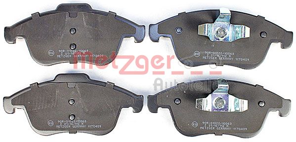 METZGER 1170409 Bremsbelagsatz, Scheibenbremse